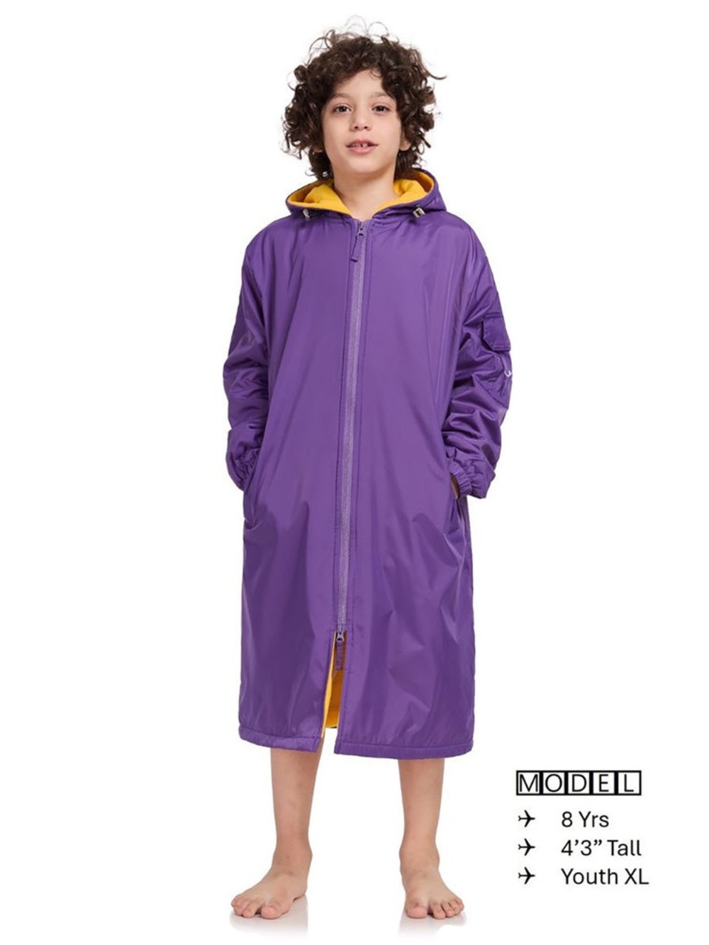 Adoretex Unisex Water Resistant Swim Parka youth small